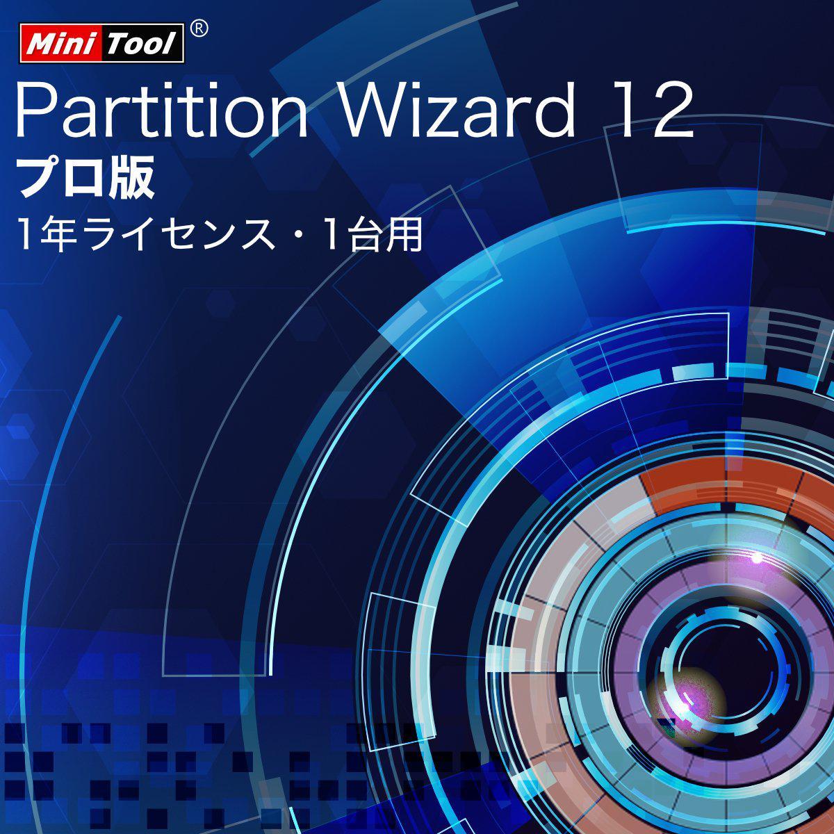 MiniTool Partition Wizard 12 プロ版