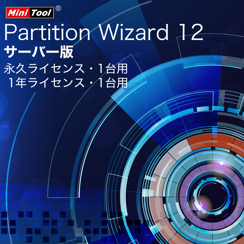 MiniTool Partition Wizard 12 サーバー版